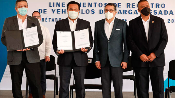 Firma CANACAR acuerdo para mejorar la movilidad en Querétaro