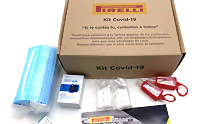 Pirelli México proporciona kits para prevención de Covid-19