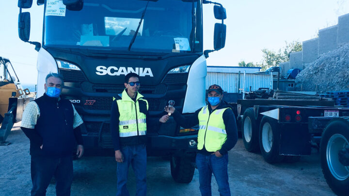 Scania comienza su primera operación minera en México con su nueva línea de camiones Heavy Tipper