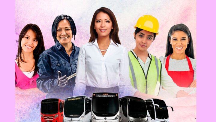Mercedes-Benz Autobuses reconoce la participación de las mujeres dentro de la Industria del Transporte