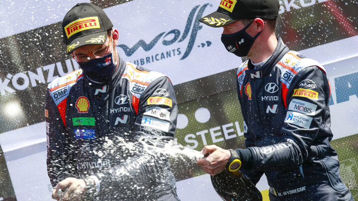 Hyundai Motorsport obtiene podio en el WRC de Croacia