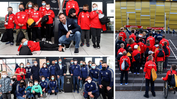 Hankook emociona a niños en la final de la UEFA Europa League en Gdańsk