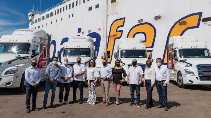 Baja Ferries y GEOS adquieren 22 tractocamiones Freightliner