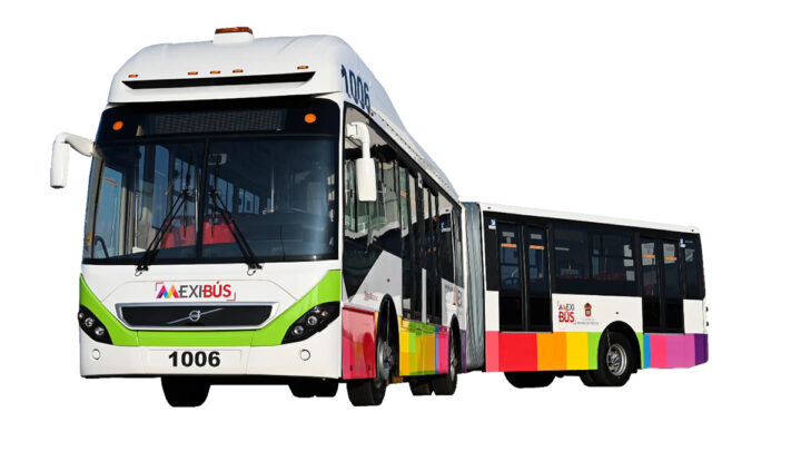 Se incorporan 12 autobuses Volvo al Sistema Mexibús del Estado de México