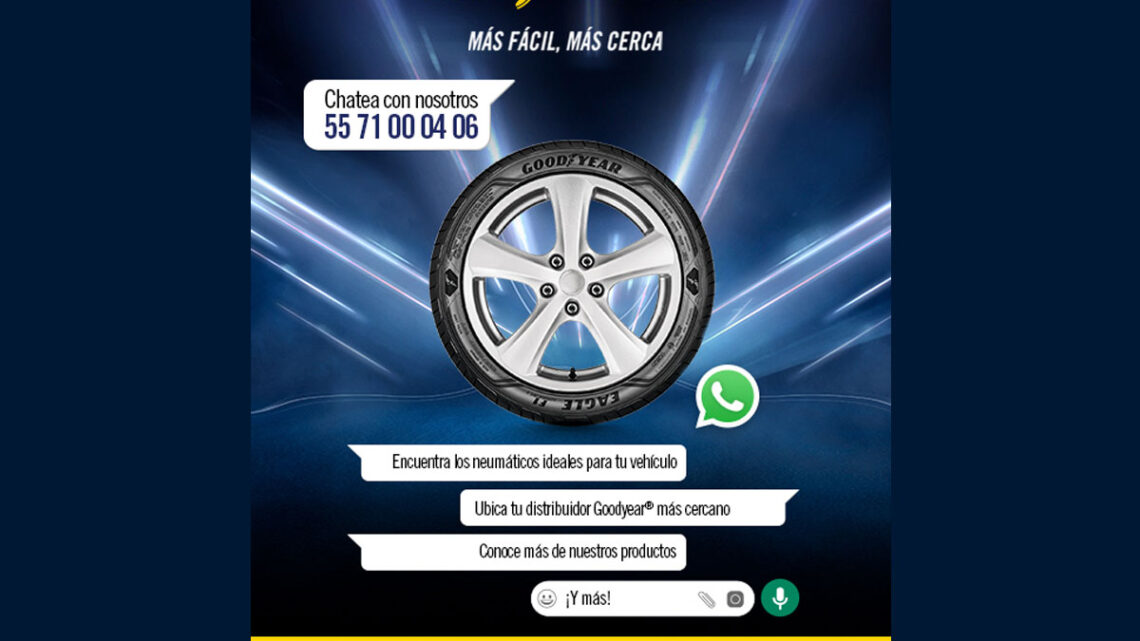 Lanza Goodyear su nueva línea de contacto