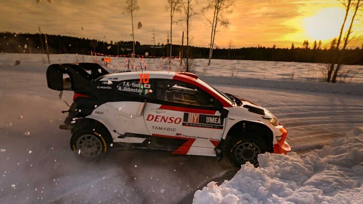 Primer y tercer lugar para los finlandeses de TOYOTA GAZOO en la nieve de Suecia