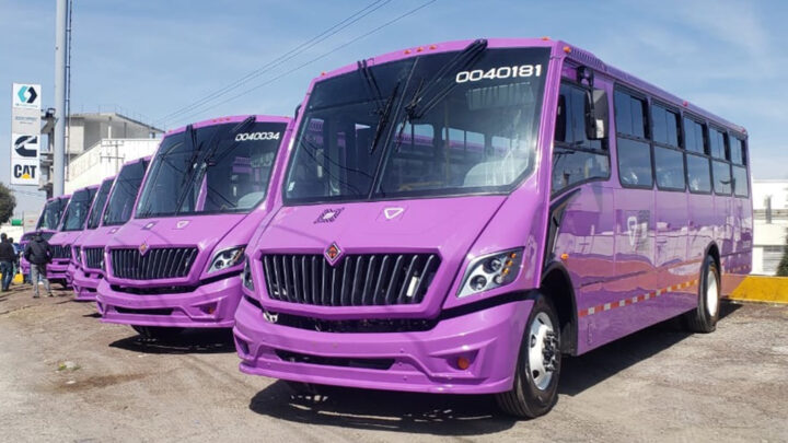 Ruta 4 de la Ciudad de México pone en marcha autobuses International