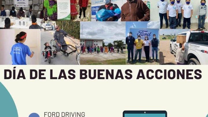 Ford de México se suma al Día de las Buenas Acciones: más de 20 mil personas beneficiadas en 2021