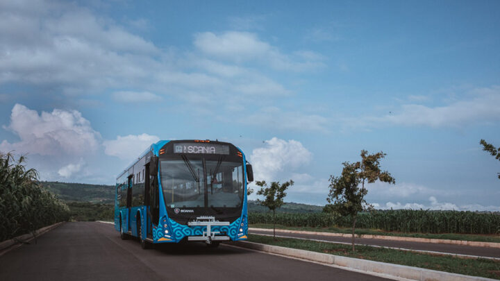 Autobuses Scania recorren Periférico de Mérida con un mayor rendimiento
