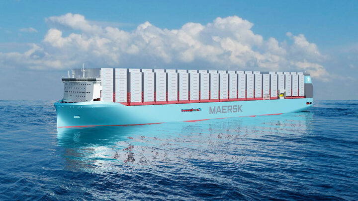 Continúa A.P. Moller – Maersk la transformación ecológica con seis nuevos buques portacontenedores