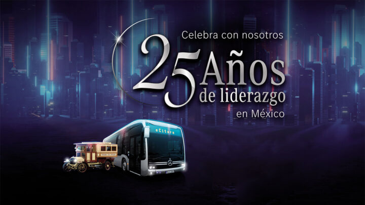 25 años celebra Mercedes-Benz Autobuses
