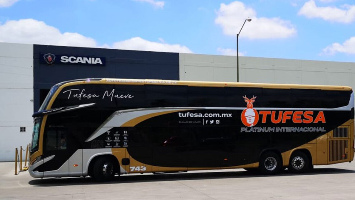 Scania México entrega 7 autobuses a Tufesa