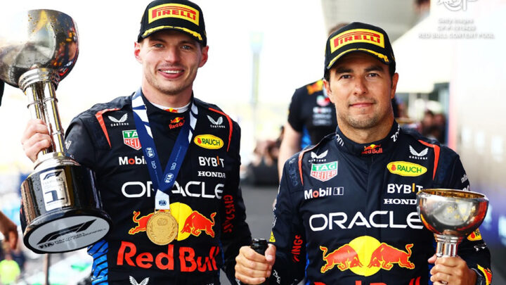 En el Gran Premio de Japón Verstappen lidera a Pérez