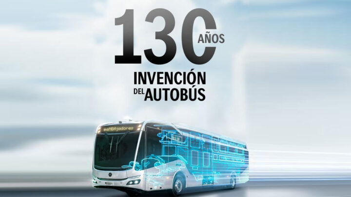 La Estrella de las Tres Puntas celebra 130 años del primer autobús