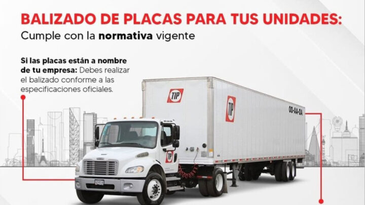 Impulsa TIP México norma con el balizado de vehículos de carga