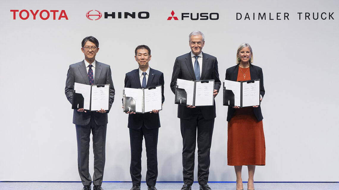 Daimler Truck, Mitsubishi Fuso, Hino y Toyota Motor Corporation concluyen acuerdos definitivos 