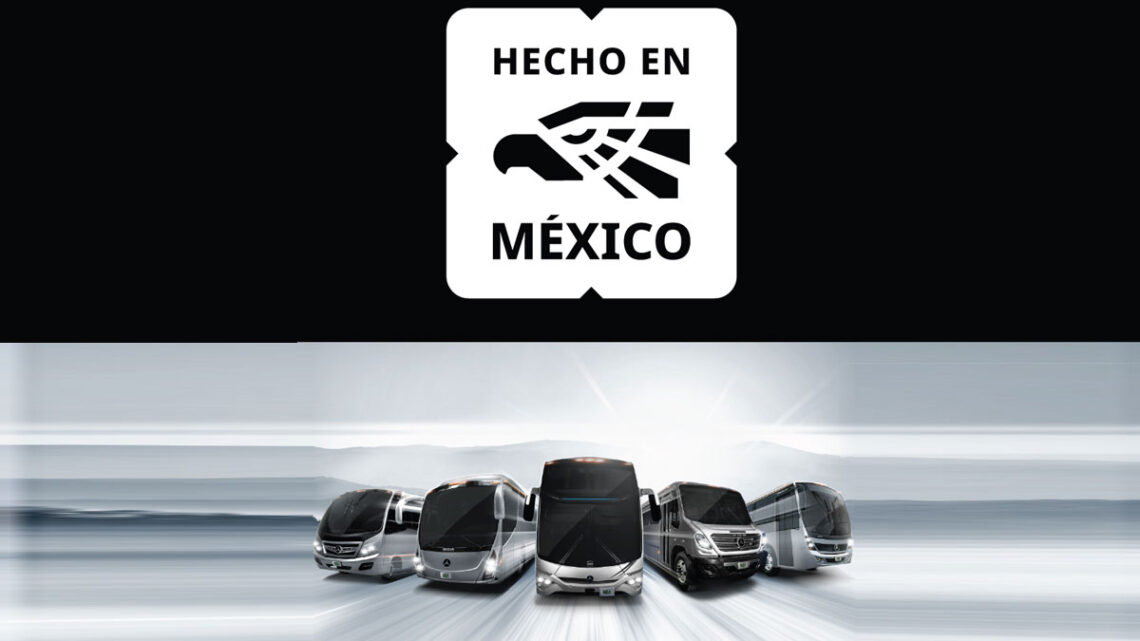Recibe Mercedes-Benz Autobuses el distintivo “Hecho en México”