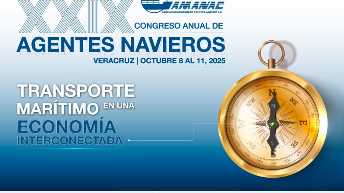 Líderes portuarios se reúnen en Veracruz por AMANAC 2025.
