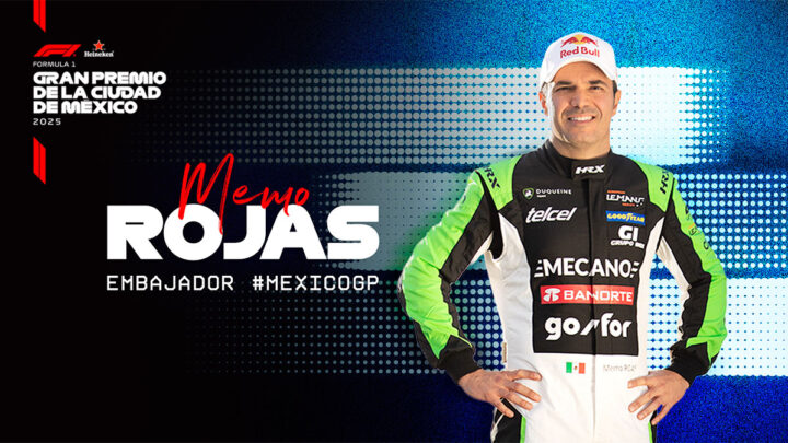 Memo Rojas Jr. es nombrado embajador del México GP 2025