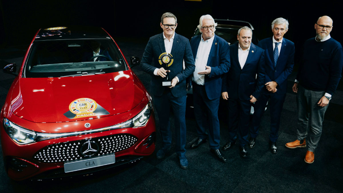 El totalmente nuevo CLA ele ctrico es galardonado como el “Auto del Año 2026”