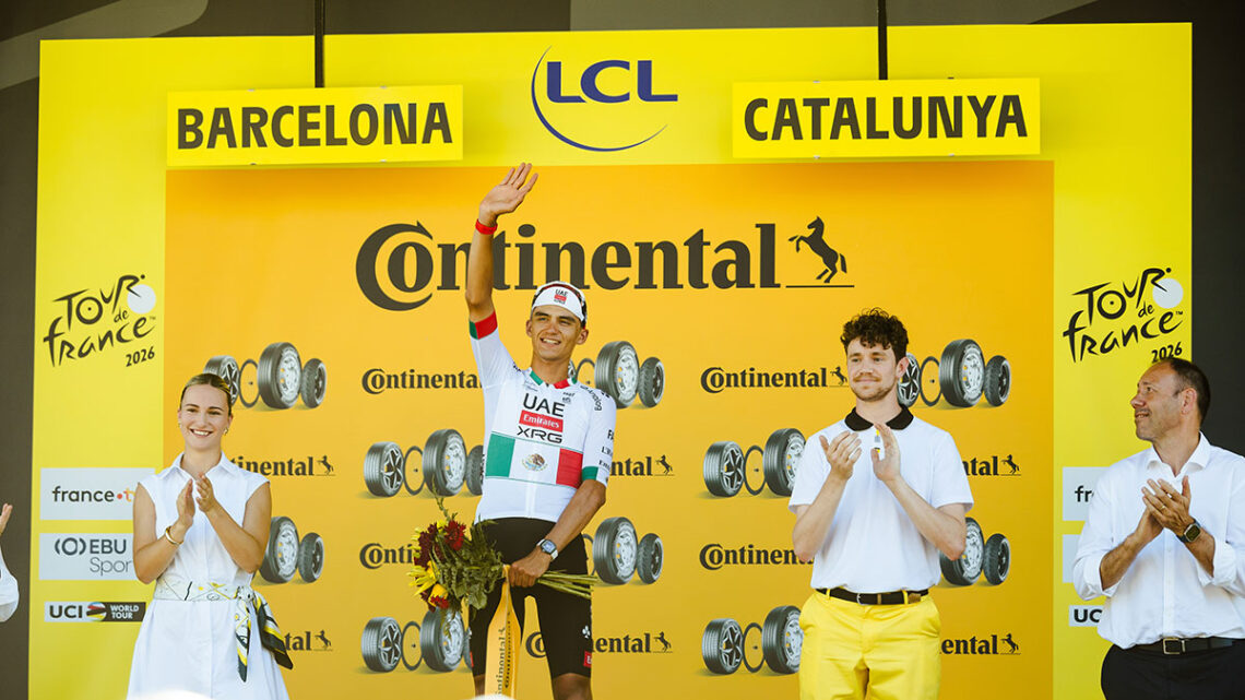 Continental celebra el histórico podio de Isaac del Toro en el Tour de France 2026